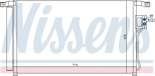 Изображение товара Радиатор кондиционера Nissens 94869