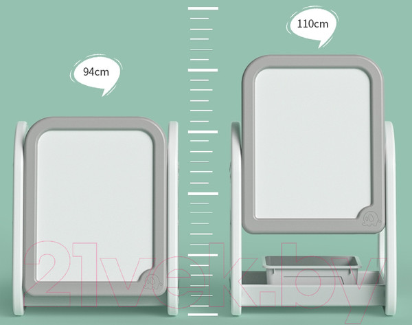 Изображение товара Комплект мебели с детским столом NINO Marina BS-8826 (белый)