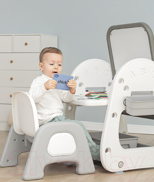 Изображение товара Комплект мебели с детским столом NINO Marina BS-8826 (белый)