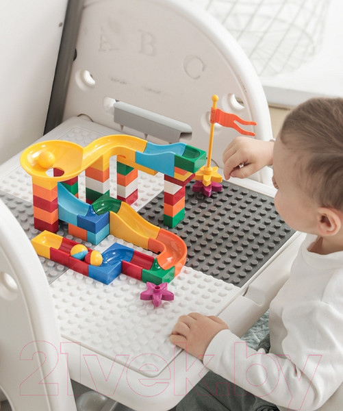 Изображение товара Комплект мебели с детским столом NINO Marina BS-8826 (белый)