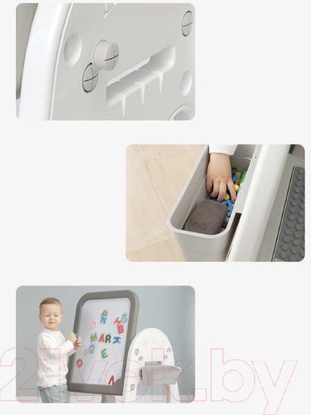 Изображение товара Комплект мебели с детским столом NINO Marina BS-8826 (белый)