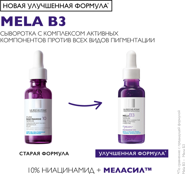 Изображение товара Сыворотка для лица La Roche-Posay Mela B3 против пигментации (30мл)