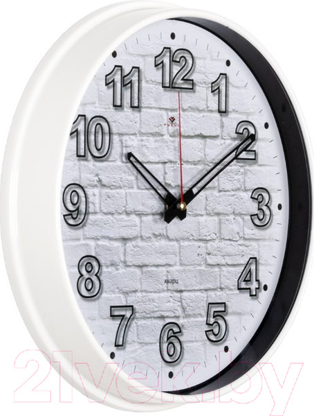 Изображение товара Настенные часы РУБИН Кирпичи / 2940-110 (белый)