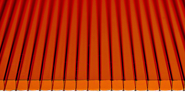 Изображение товара Сотовый поликарбонат TitanPlast T 2100x6000x6мм 0.77кг/м2 (бронзовый)