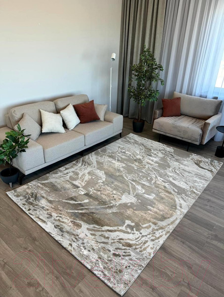 Изображение товара Ковер Radjab Carpet Анталия Прямоугольник RS17A / 9230RK (2.4x3.4, Dark Vizon/Vizon)