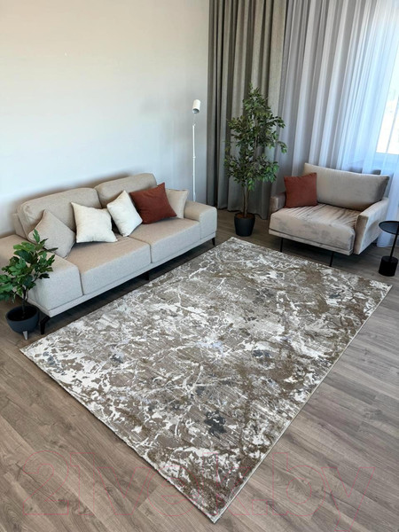 Изображение товара Ковер Radjab Carpet Анталия Прямоугольник RS27A / 9267RK (2x4, Dark Vizon/Vizon)