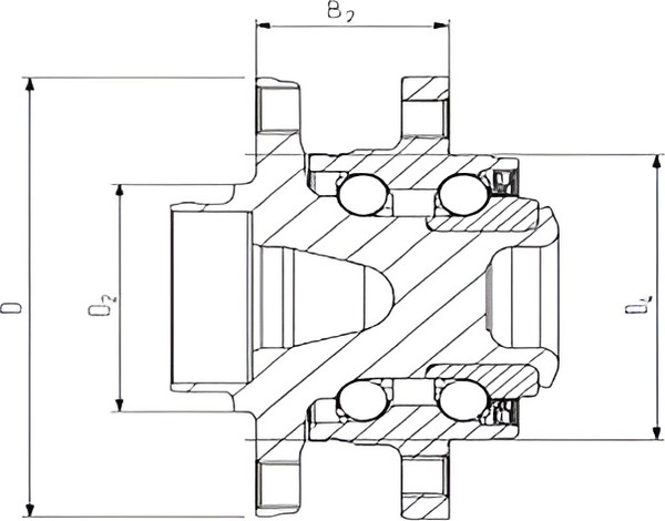 Изображение товара Ступица колеса FAG 713618870