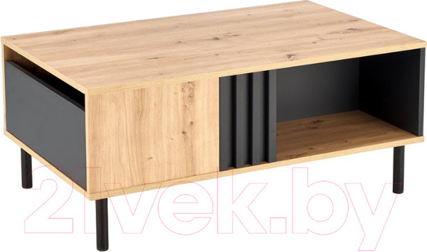 Изображение товара Журнальный столик Halmar Sonia (дуб артизан/черный)