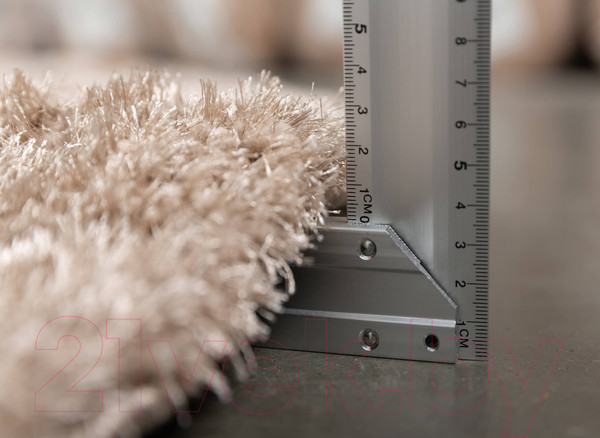 Изображение товара Коврик Radjab Carpet Паффи Шагги Овал P001A / 6358RK (0.8x1.5, Vizon)
