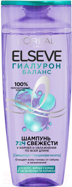 Изображение товара Шампунь для волос L'Oreal Paris Elseve Гиалурон Баланс (400мл)
