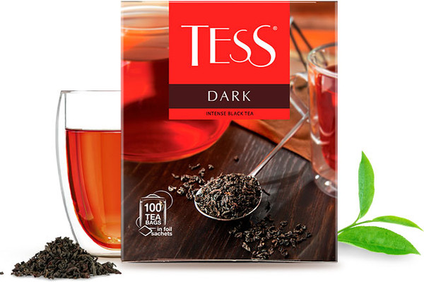 Изображение товара Чай пакетированный Tess Dark черный (100шт)