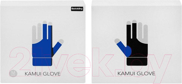 Изображение товара Перчатка для бильярда Kamui QuickDry 10968 (XXL, синий/черный)