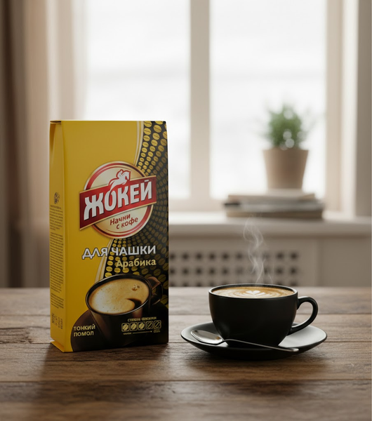 Изображение товара Кофе молотый Жокей Для чашки (225г)