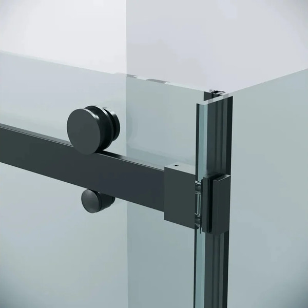 Изображение товара Душевая стенка Grossman Classic 90x195 / 200.K33.04.90.21.00 (черный матовый/стекло прозрачное)