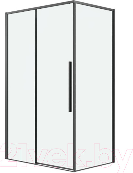 Изображение товара Душевая стенка Grossman Galaxy 200.K33.01.80.42.00 80x195 (графит сатин/ стекло прозрачное)