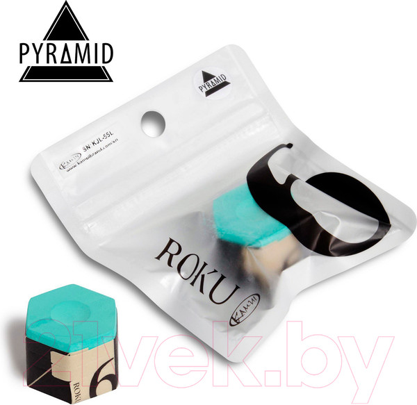 Изображение товара Мел для бильярда Kamui Roku Pyramid Forest 13349