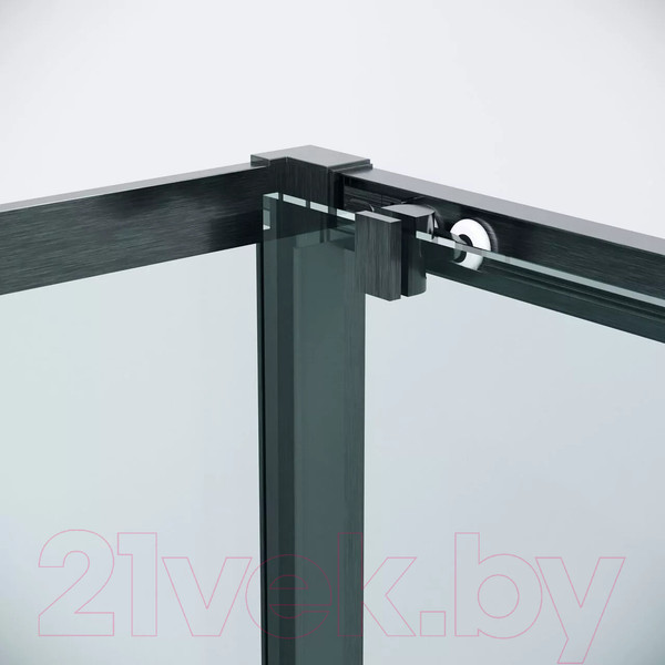 Изображение товара Душевая стенка Grossman Cosmo 200.K33.02.80.42.00 80x195 (графит сатин/ стекло прозрачное)