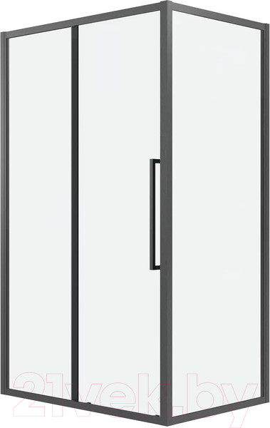 Изображение товара Душевая стенка Grossman Cosmo 200.K33.02.80.42.00 80x195 (графит сатин/ стекло прозрачное)