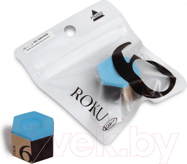 Изображение товара Мел для бильярда Kamui Roku Pyramid 12000 (синий)