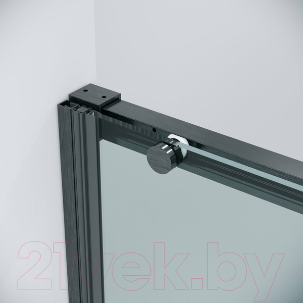 Изображение товара Душевая дверь Grossman Galaxy 130x195 / 100.K33.01.130.42.00 (графит сатин/ стекло прозрачное)