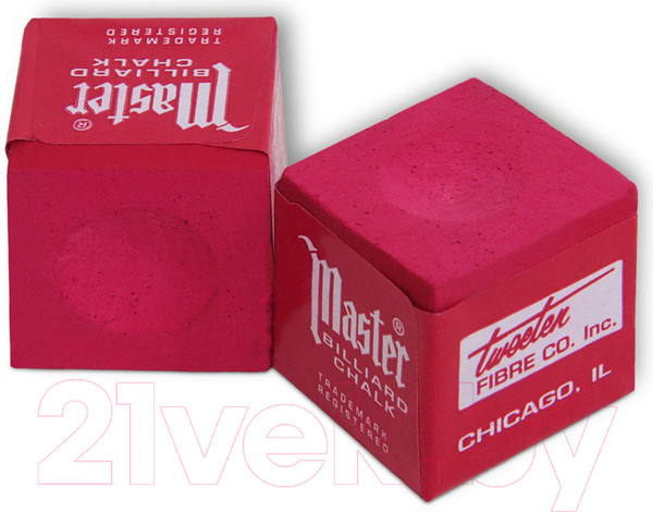 Изображение товара Мел для бильярда Tweeten Master 4359 (144шт, красный)
