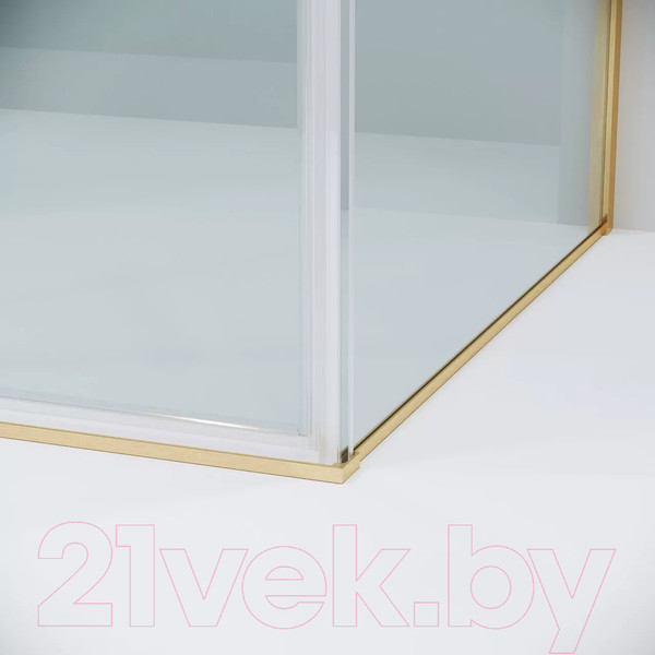 Изображение товара Душевая стенка Grossman Galaxy 80x195 / 200.K33.01.80.32.00 (золото сатин/ стекло прозрачное)