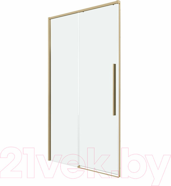 Изображение товара Душевая дверь Grossman Galaxy 130x195 / 100.K33.01.130.32.00 (золото сатин/стекло прозрачное)