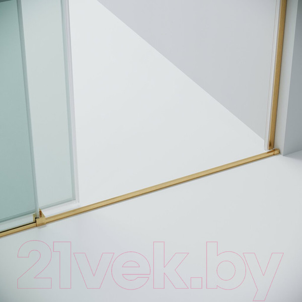 Изображение товара Душевая дверь Grossman Galaxy 130x195 / 100.K33.01.130.32.00 (золото сатин/стекло прозрачное)