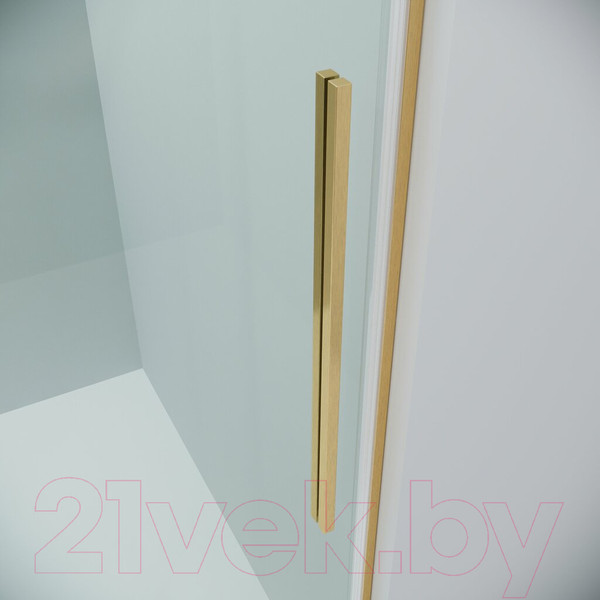 Изображение товара Душевая дверь Grossman Galaxy 130x195 / 100.K33.01.130.32.00 (золото сатин/стекло прозрачное)