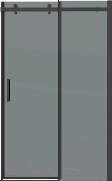 Изображение товара Душевая дверь Grossman Classic 110x195 / 100.K33.04.110.21.10 (черный матовый/стекло тонированное)