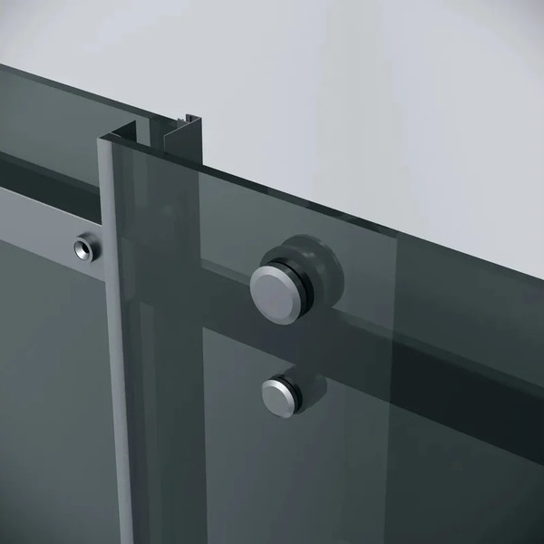 Изображение товара Душевая стенка Grossman Classic 90x195 / 200.K33.04.90.21.10 (черный матовый/стекло тонированное)