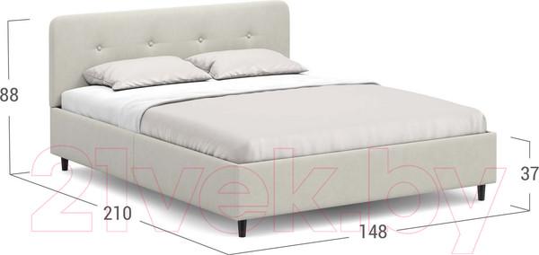 Изображение товара Полуторная кровать Moon Family 1253 / К004729