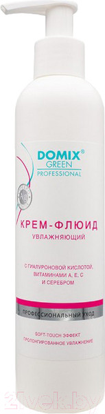 Изображение товара Крем для рук Domix Green Увлажняющий с гиалуроновой кислотой, витаминами A,E,C, серебром (250мл)