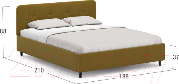 Изображение товара Двуспальная кровать Moon Family 1253 / MF008490