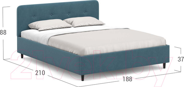 Изображение товара Двуспальная кровать Moon Family 1253 / К004683