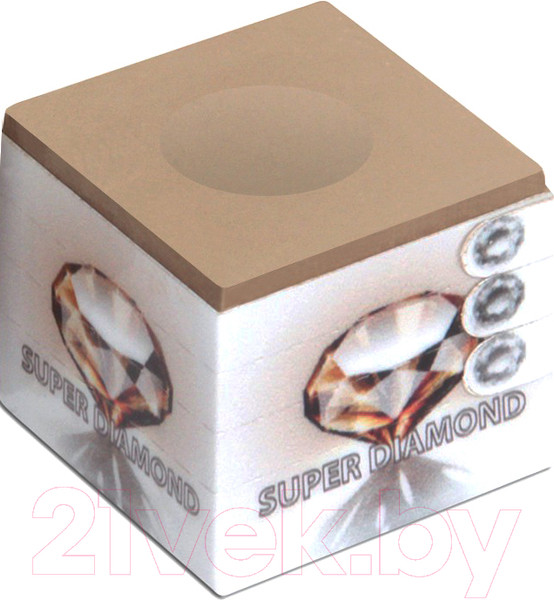 Изображение товара Мел для бильярда Super Diamond 11199 (1шт, белый)