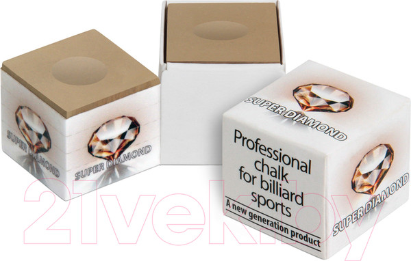 Изображение товара Мел для бильярда Super Diamond 11199 (1шт, белый)