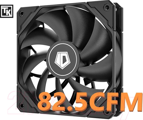 Изображение товара Вентилятор для корпуса ID-Cooling TF-12025-PRO-BLACK