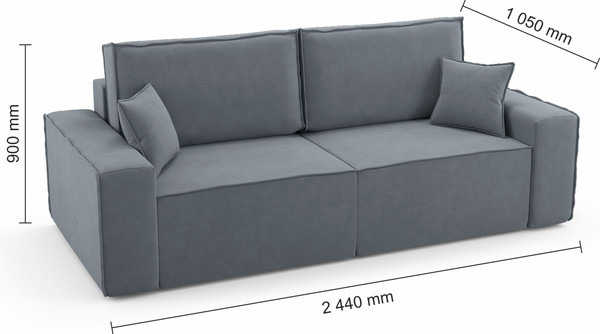 Изображение товара Диван Mio Tesoro Бриз (Velutto 32)