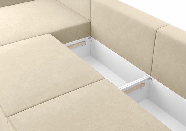 Изображение товара Диван угловой Mio Tesoro Бриз левый (Velutto 04)