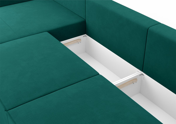 Изображение товара Диван угловой Mio Tesoro Бриз левый (Velutto 20)