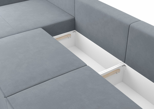 Изображение товара Диван угловой Mio Tesoro Бриз левый (Velutto 32)