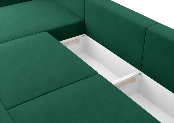 Изображение товара Диван угловой Mio Tesoro Бриз левый (Velutto 33)