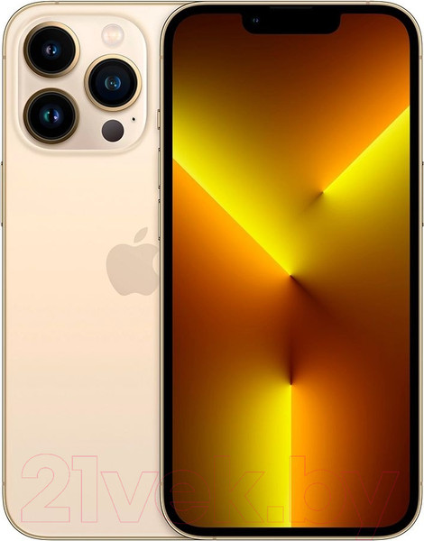 Изображение товара Смартфон восстановленный Apple iPhone 13 Pro 128GB Flip Грейд A (золото)