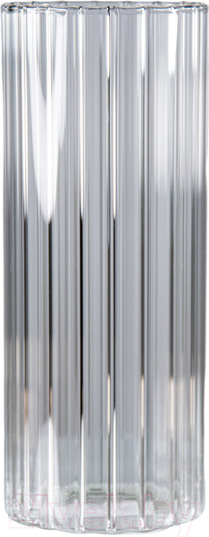 Изображение товара Ваза Элетех Тубо 8x20 / 4840900075 (рифленый прозрачный)