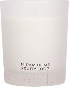 Изображение товара Свеча Мирам Тутти Фрутти Fruity Loop / 4012116 (200г)