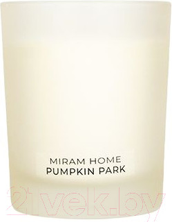 Изображение товара Свеча Мирам Тыква в карамели Pumpkin Park / 4012121 (200г)