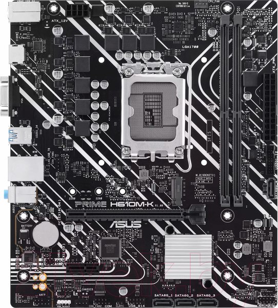 Изображение товара Материнская плата Asus Prime H610M-K