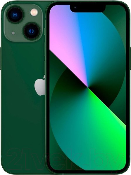 Изображение товара Смартфон восстановленный Apple iPhone 13 mini 256GB Flip Грейд B (зеленый)