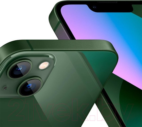 Изображение товара Смартфон восстановленный Apple iPhone 13 mini 256GB Flip Грейд B (зеленый)